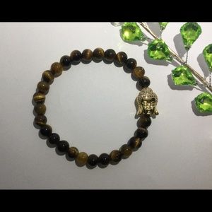 Tiger Eye Buddha  Bracelet